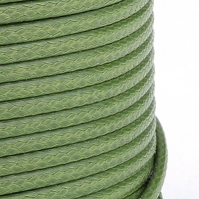 Braided Korean Waxed Polyester Cords YC-T003-3.0mm-124-1