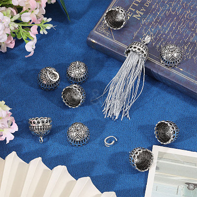 10Pcs Alloy Pendant Bails FIND-CA0011-52C-1