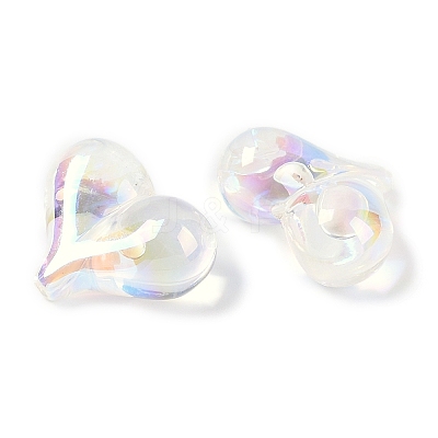 UV Plating Transprent Acrylic Beads OACR-S145-07B-1