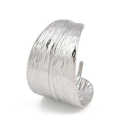 304 Stainless Steel Cuff Bangles for Women BJEW-P362-03P-1