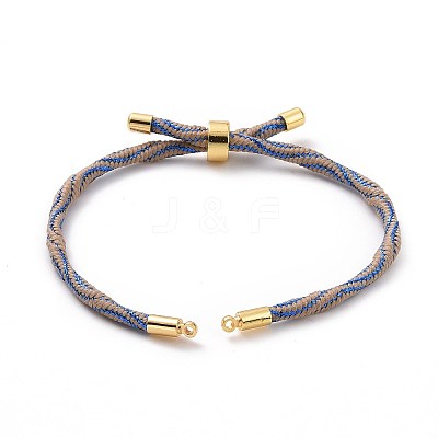 Nylon Cord Silder Bracelets MAK-C003-03G-20-1