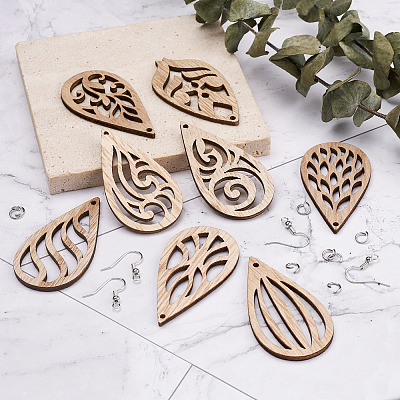 DIY Dangle Earring Making Kits DIY-CD0001-28-1