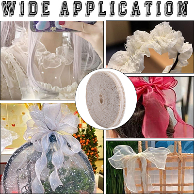 20 Yards Ruffled Nylon Elastic Lace Trim EW-WH0018-02A-1