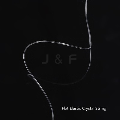 Round Japanese Elastic Crystal String X-EW-G008-01-0.8mm-1