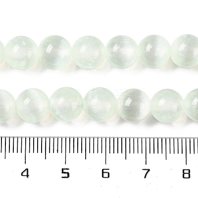 Natural Selenite Beads Strands G-C142-01A-06-1