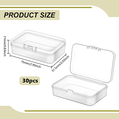 30Pcs PP Plastic Bead Containers CON-BC0007-96-1