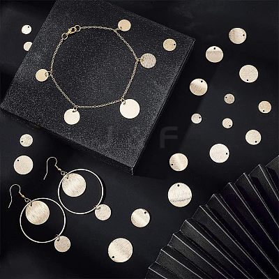 36Pcs 6 Style Brass Pendants KK-HY0001-30-1