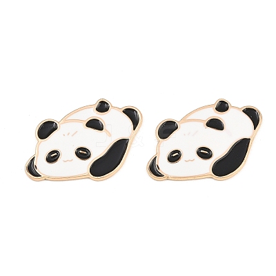 Animal Alloy Enamel Cabochons AL-CBA1A6F-01KCG-B-1