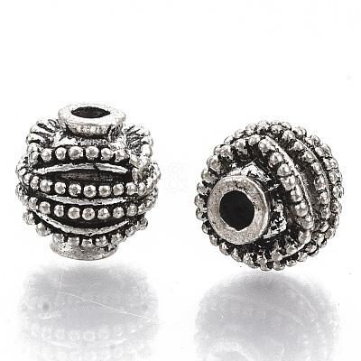 Tibetan Style Alloy Beads TIBE-S320-101AS-LF-1