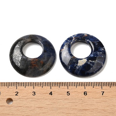Natural Sodalite Pendants G-T122-76L-1