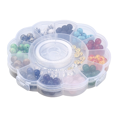 DIY Gemstone Bracelet Making Kit DIY-YW0006-08-1