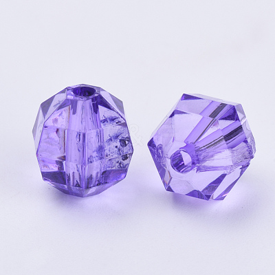 Transparent Acrylic Beads TACR-Q256-8mm-V50-1