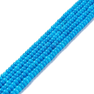 Natural Magnesite Beads Strands TURQ-Z002-02A-1