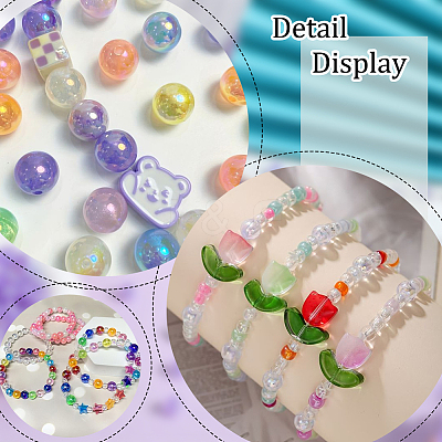 Transparent Acrylic Beads MACR-SP0001-28B-02-1