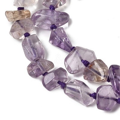 Natural Amethyst Beads Strands G-D365-E03-01-1