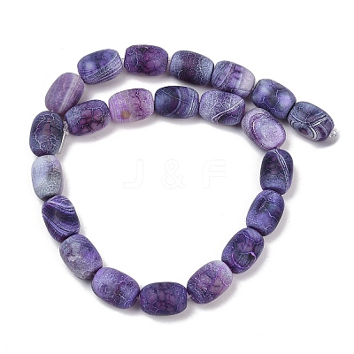Natural Weathered Agate Beads Strands G-NH0047-B04-02-1