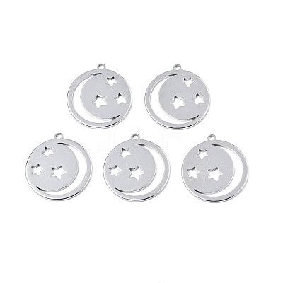 Non-Tarnish 201 Stainless Steel Pendants STAS-T063-184P-1