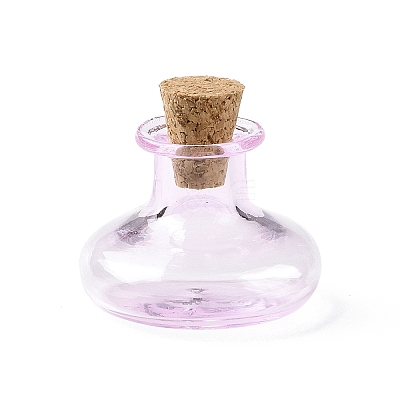 Miniature Glass Bottles GLAA-H019-07G-1