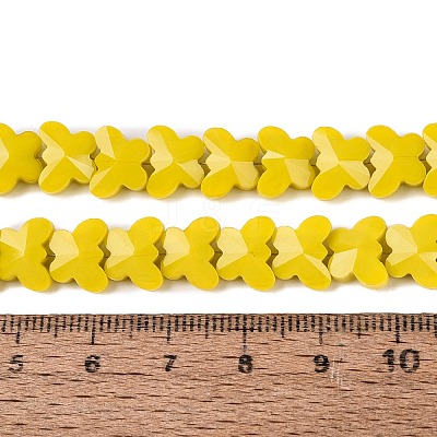 Opaque Glass Beads Strands GLAA-Q118-01B-C01-1