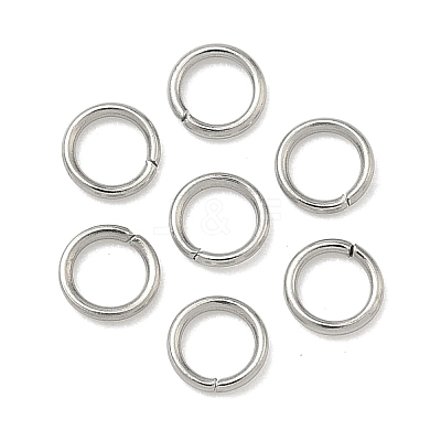 Tarnish Resistant 304 Stainless Steel Open Jump Rings STAS-M008-04B-1