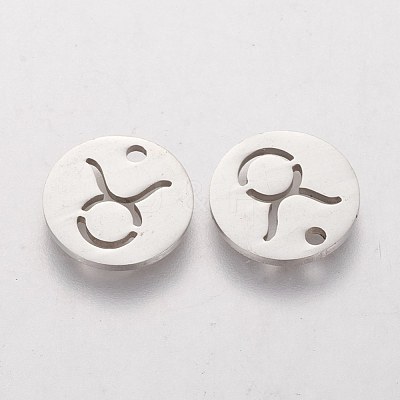 Non-Tarnish 304 Stainless Steel Charms STAS-Q201-T095-2-1