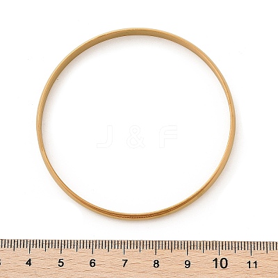 Fashion 201 Stainless Steel Bangle Sets BJEW-L664-024B-G-1-1