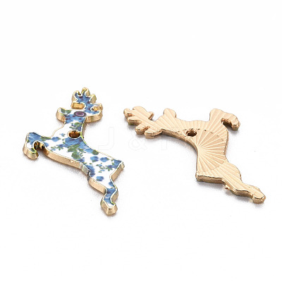 Alloy Enamel Pendants ENAM-N055-017A-01-NR-1