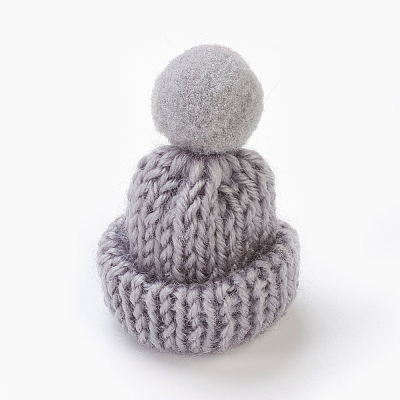 Handmade Wool Woven Hat Decoration AJEW-L066-B04-1
