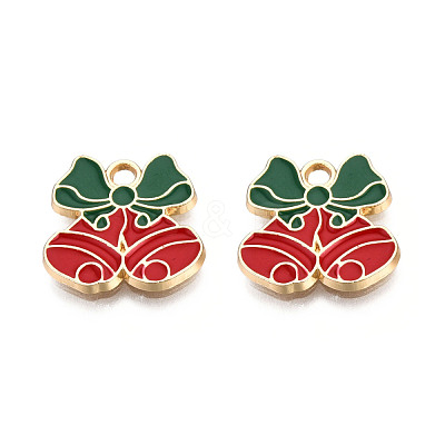 Alloy Enamel Pendants X-ENAM-T009-37B-1
