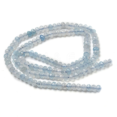 Natural Aquamarine Beads Strands G-A097-C01-01-1