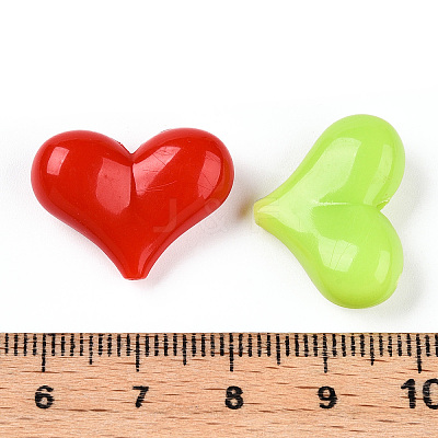 Opaque Acrylic Beads X-SACR-N018-11-1