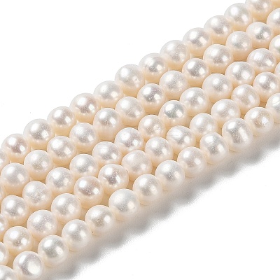Natural Cultured Freshwater Pearl Beads Strands PEAR-E018-48-1