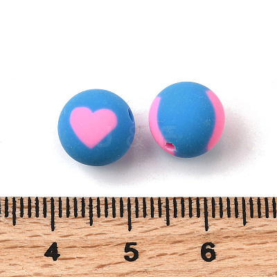 Handmade Polymer Clay Beads CLAY-I011-01B-12-1