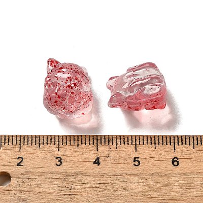 Transparent Glass Beads GLAA-D025-06H-1