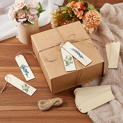 DIY Wood Bookmarks Making Kits WOOD-SP0001-21A-1