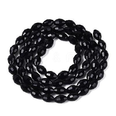 Opaque Solid Color Glass Beads Strands GLAA-N071-01A-C12-1