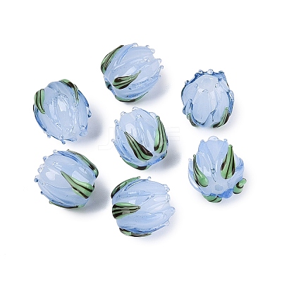Handmade Lampwork Beads LAMP-Q039-18D-1