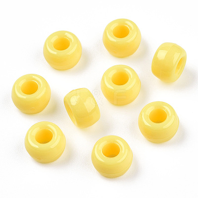 Opaque Plastic Beads KY-T025-01-F16-1