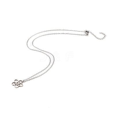 Non-Tarnish Stainless Steel Pendants Necklaces NJEW-K267-01A-P-1