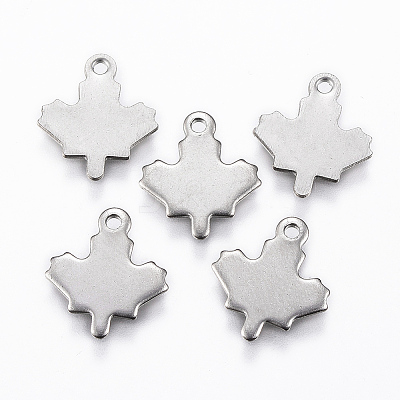 Tarnish Resistant Autumn Theme 304 Stainless Steel Charms STAS-K154-34P-1