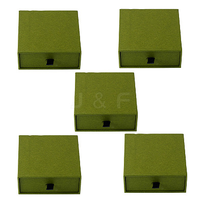5Pcs Paper Jewelry Packing Drawer Boxes CON-TA0001-34C-1