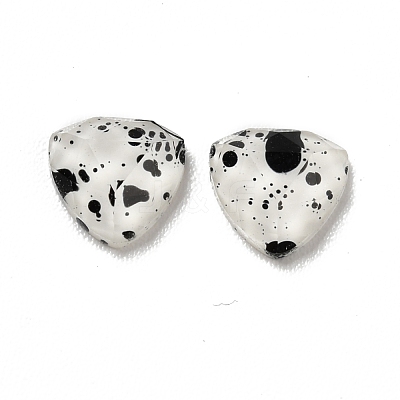 Spot Pattern Resin Cabochons MRMJ-G015-09-1