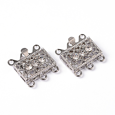 Brass Filigree Box Clasps KK116-1