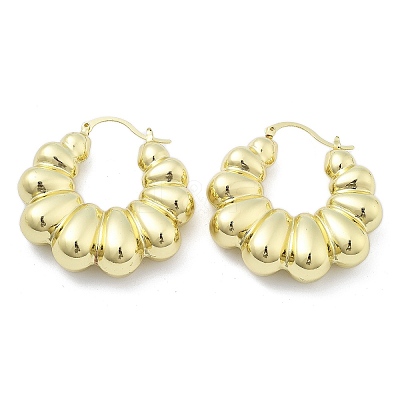 Brass Stud Earrings for Women EJEW-U035-06G-1