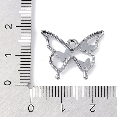 Rack Plating Alloy Enamel Pendants PALLOY-F018-15B-02-1