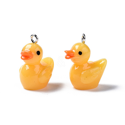 Opaque Resin Pendants RESI-S356-065-1