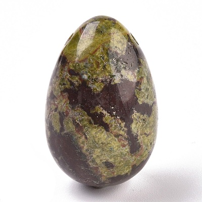 Natural Dragon Blood Jasper Pendants G-P438-D-01-1