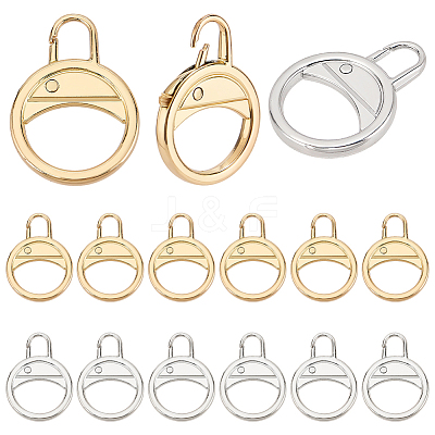 16Pcs 2 Colors Alloy Zipper Slider FIND-PH0026-16-1