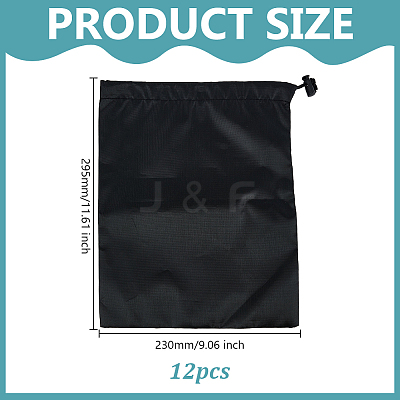 Oxford Cloth Drawstring Pouches with Cord ABAG-WH0039-63A-1