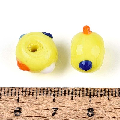 Handmade Lampwork Bumpy Beads LAMP-ZX003-07-05-1
